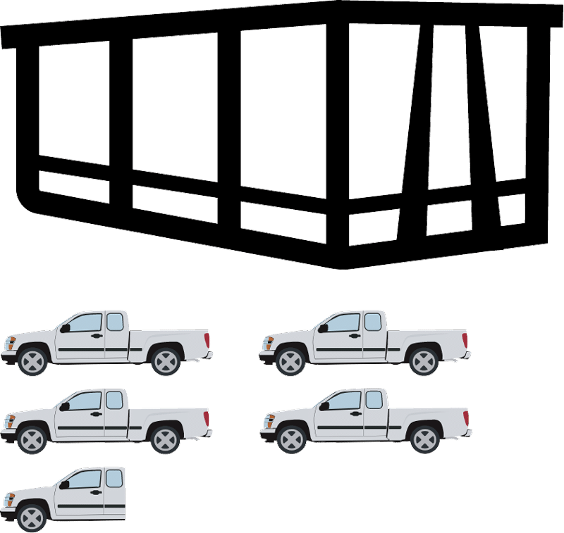 Grey cars and a bus. Fleet of vehicles.